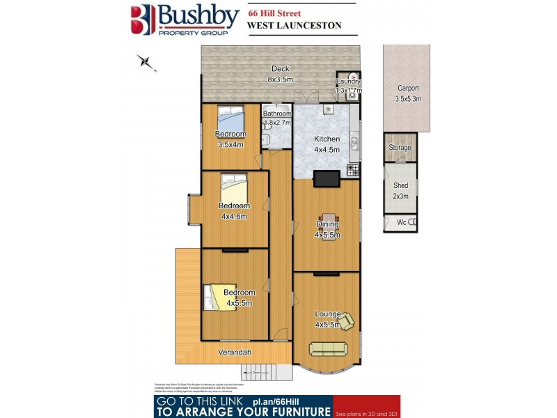 66 Hill Street, West Launceston TAS 7250 Floorplan