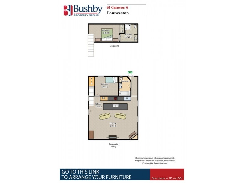 3/61 Cameron Street, Launceston TAS 7250 Floorplan