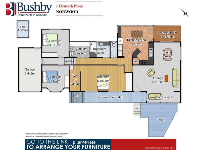 1 Hymath Place, Norwood TAS 7250 Floorplan