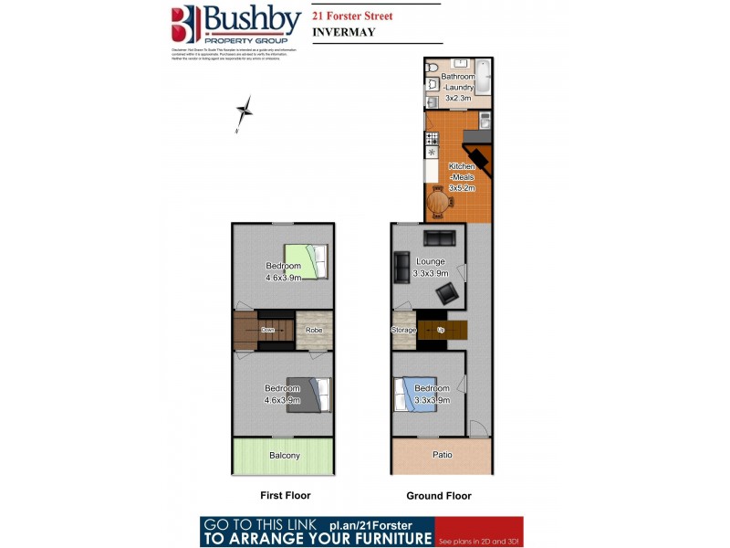 21 Forster Street, Invermay TAS 7248 Floorplan