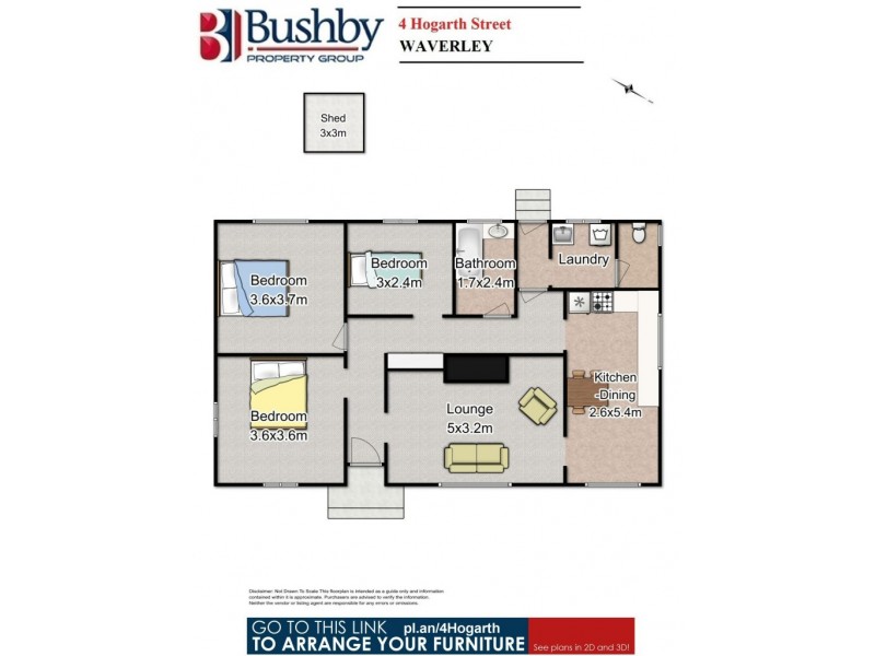 4 Hogarth Street, Waverley TAS 7250 Floorplan