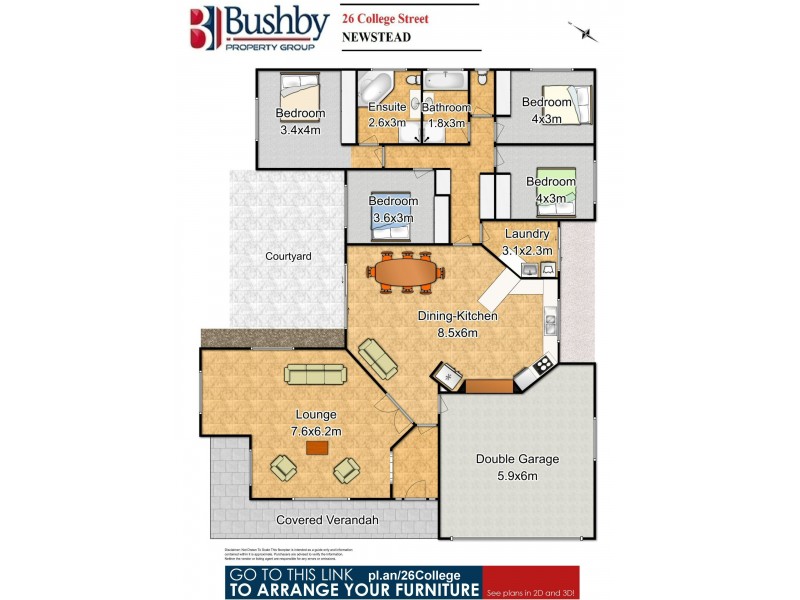 26 College Street, Newstead TAS 7250 Floorplan