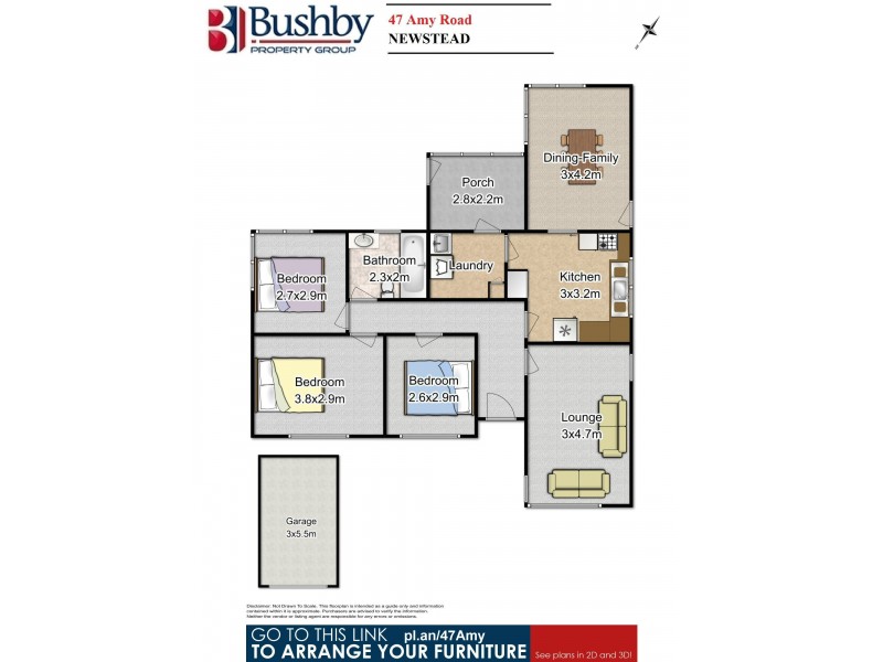 47 Amy Road, Newstead TAS 7250 Floorplan