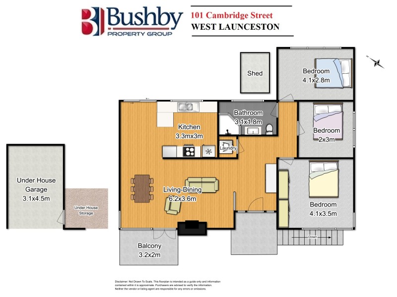 101 Cambridge Street, West Launceston TAS 7250 Floorplan
