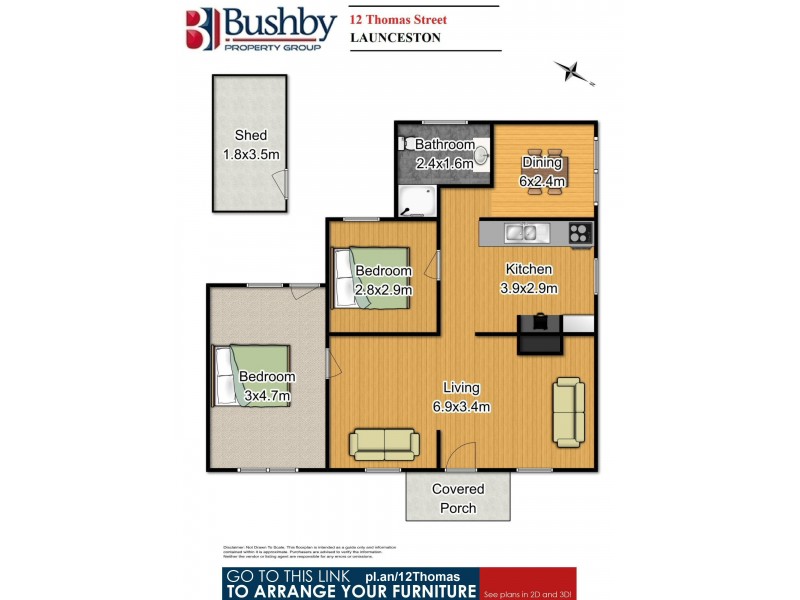 12 Thomas Street, Launceston TAS 7250 Floorplan