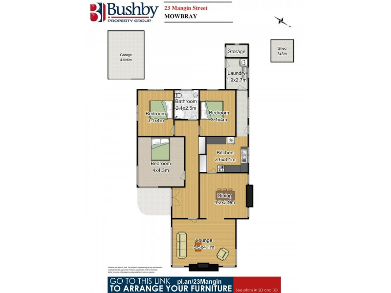 23 Mangin Street, Mowbray TAS 7248 Floorplan