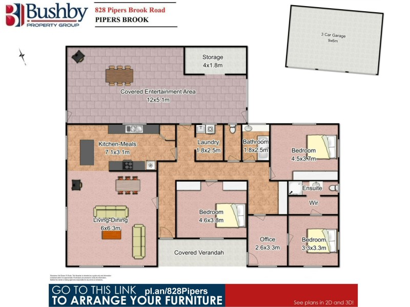 828 Pipers Brooks Road, Pipers Brook TAS 7254 Floorplan
