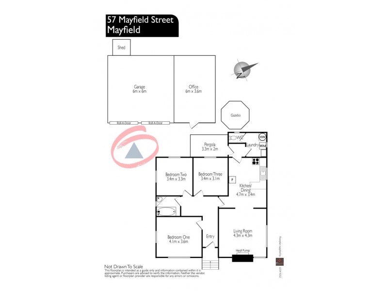 57 Mayfield Street, Mayfield TAS 7248 Floorplan