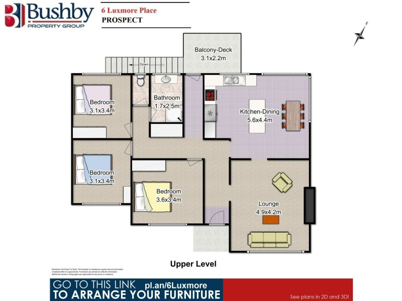 6 Luxmore Place, Prospect TAS 7250 Floorplan
