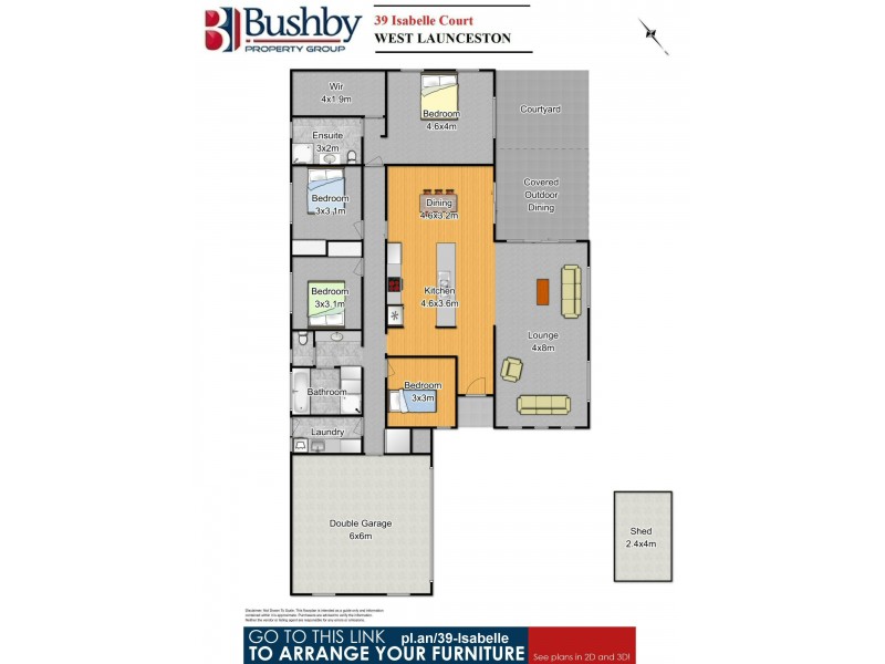 39 Isabelle Court, West Launceston TAS 7250 Floorplan