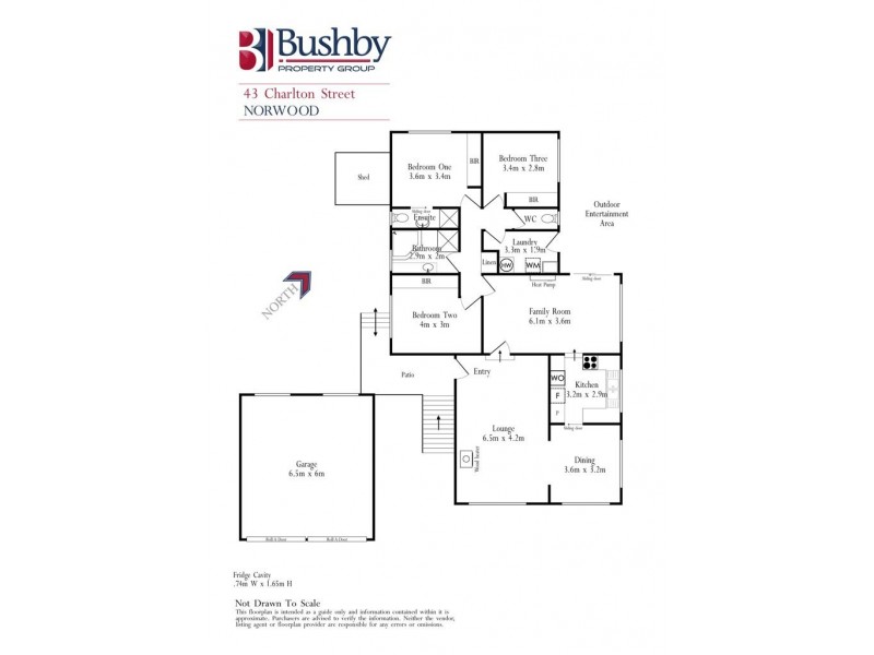 43 Charlton Street, Norwood TAS 7250 Floorplan