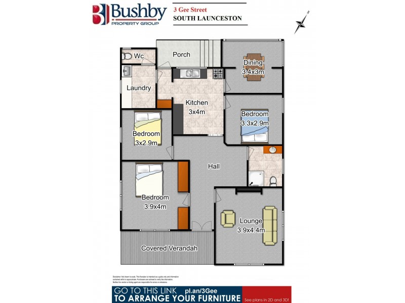 3 Gee Street, South Launceston TAS 7249 Floorplan