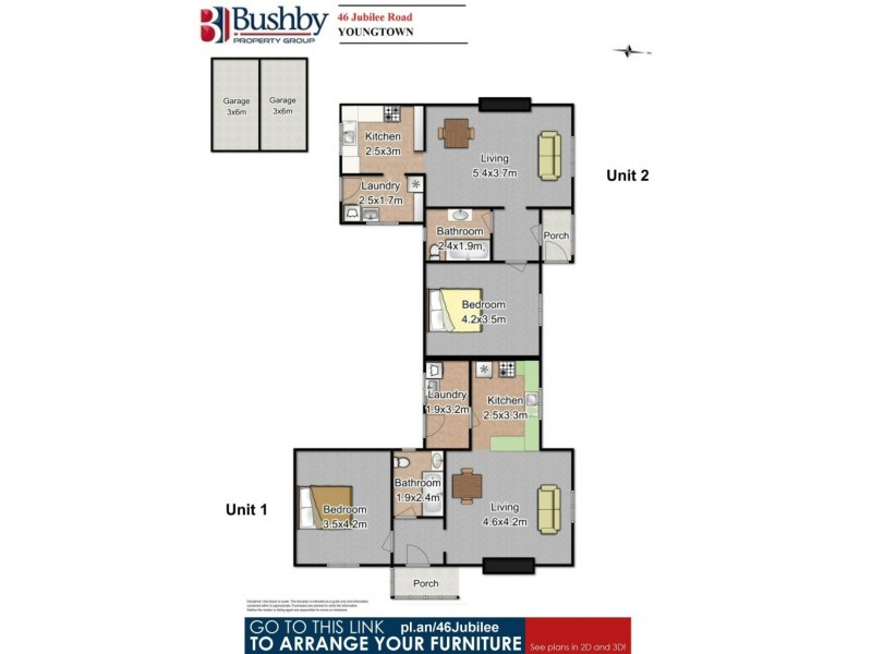 46 Jubilee Road, Youngtown TAS 7249 Floorplan