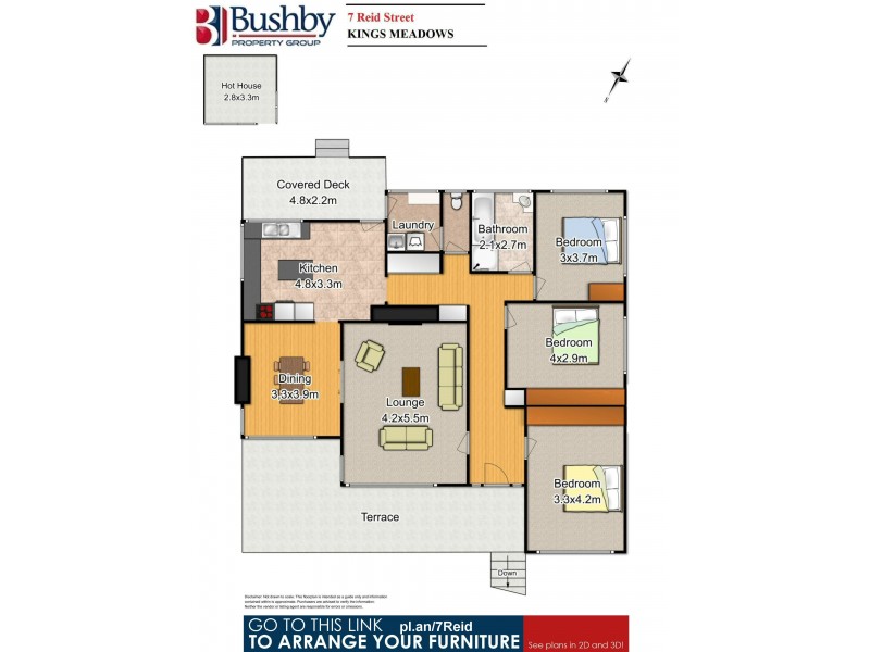 7 Reid Street, Kings Meadows TAS 7249 Floorplan