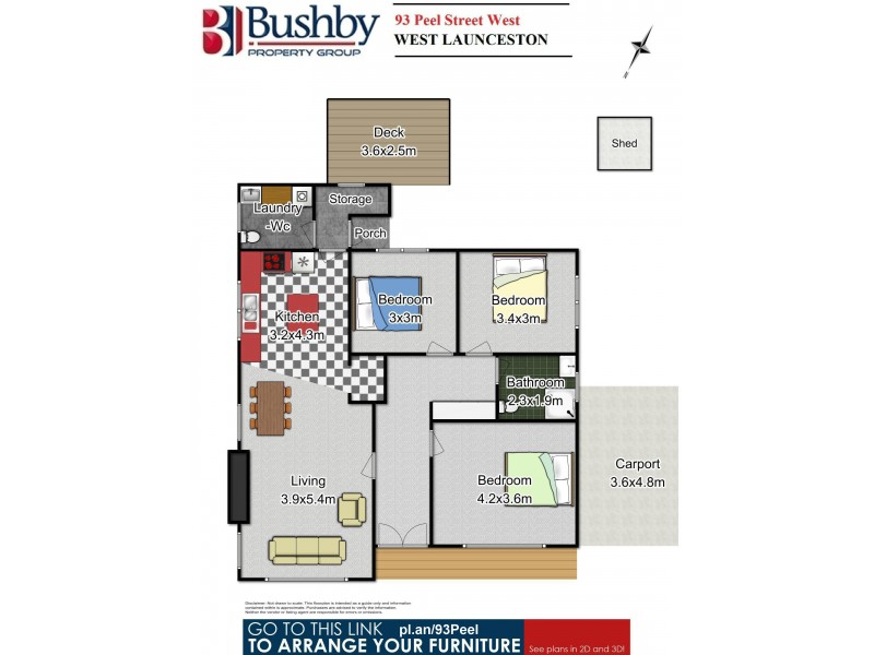 93 Peel Street, West Launceston TAS 7250 Floorplan