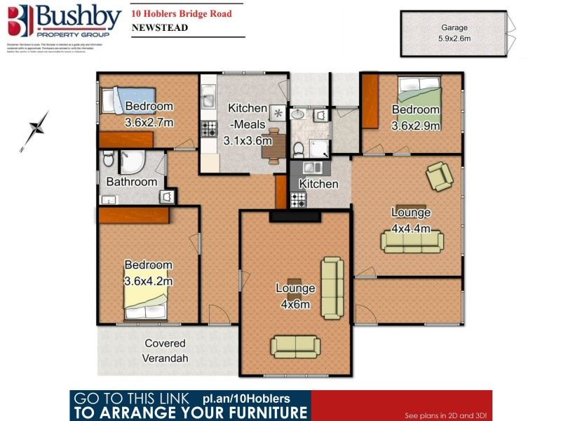 10 Hoblers Bridge Road, Newstead TAS 7250 Floorplan