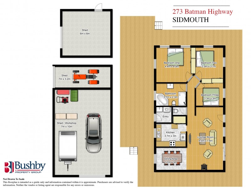 Sidmouth TAS 7270 Floorplan