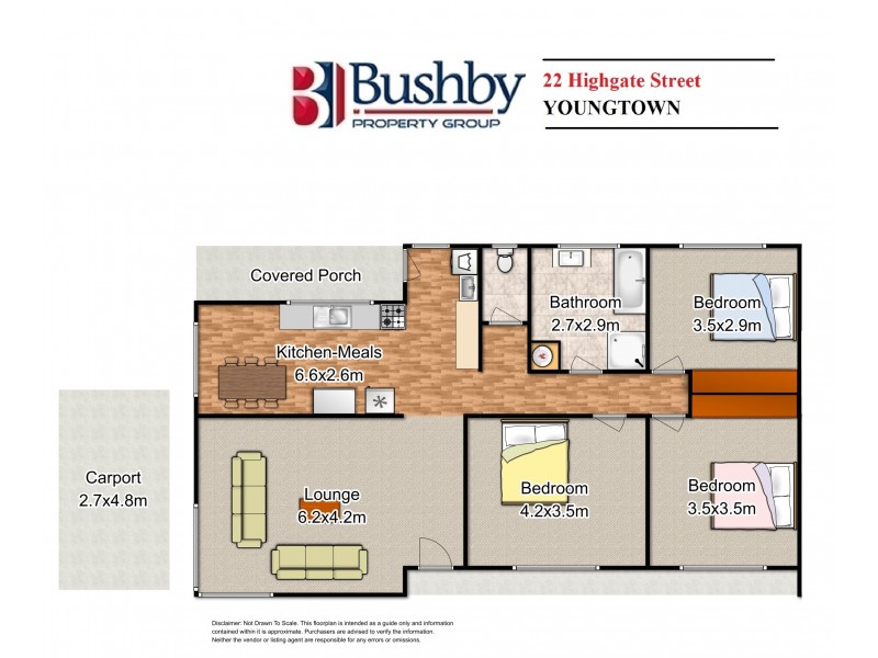 22 Highgate Street, Youngtown TAS 7249 Floorplan