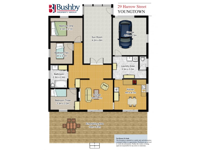 29 Harrow Street, Youngtown TAS 7249 Floorplan