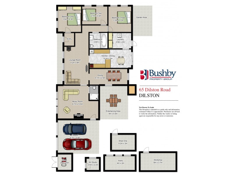 65 Dilston Road, Dilston TAS 7252 Floorplan