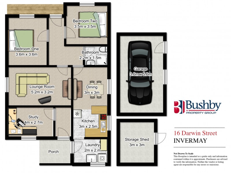 16 Darwin Street, Invermay TAS 7248 Floorplan
