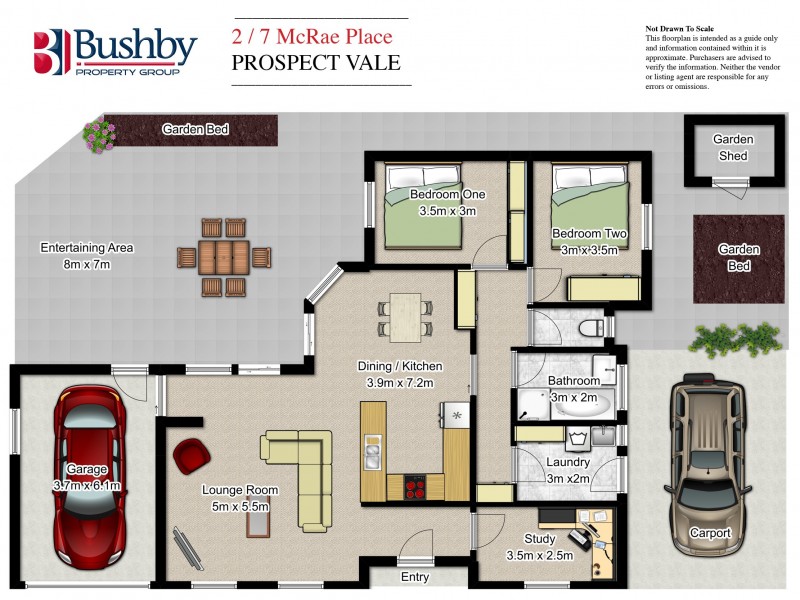 2/7 McRae Place, Prospect Vale TAS 7250 Floorplan