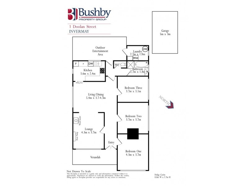 1 Doolan Street, Invermay TAS 7248 Floorplan