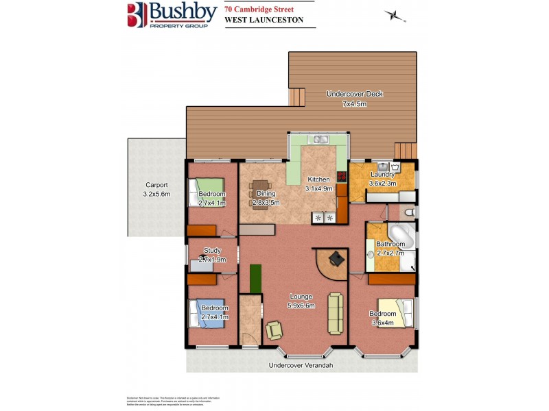 70 Cambridge Street, West Launceston TAS 7250 Floorplan