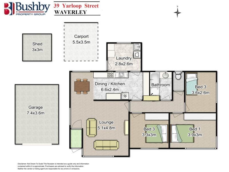 39 Yarloop Street, Waverley TAS 7250 Floorplan