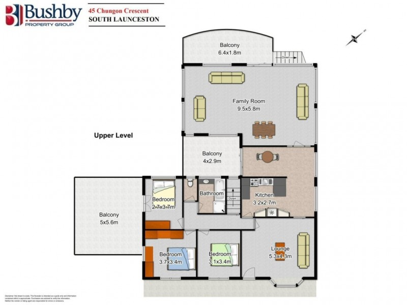 45 Chungon Crescent, South Launceston TAS 7249 Floorplan