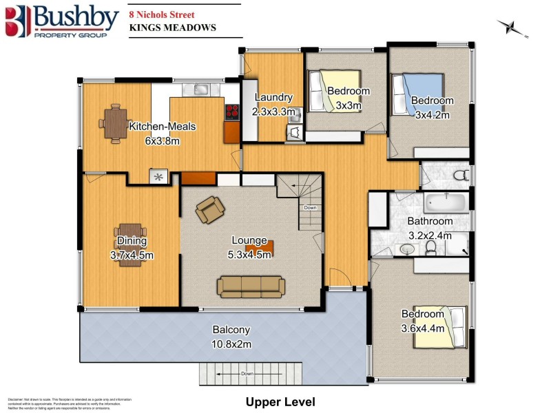 8 Nichols Street, Kings Meadows TAS 7249 Floorplan