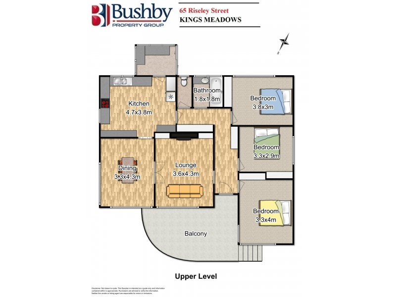 65 Riseley Street, Kings Meadows TAS 7249 Floorplan