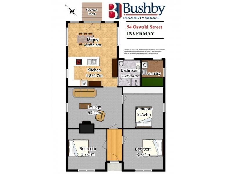 54 Oswald Street, Invermay TAS 7248 Floorplan