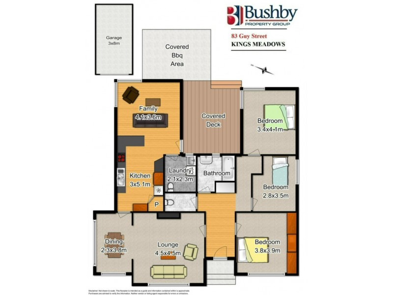 83 Guy Street, Kings Meadows TAS 7249 Floorplan