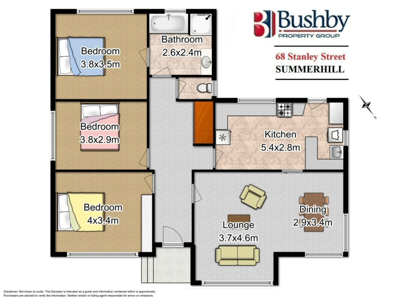 68 Stanley Street, Summerhill TAS 7250 Floorplan