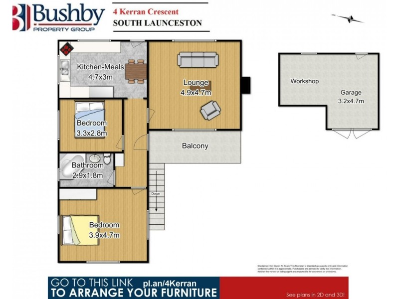 4 Kerran Crescent, South Launceston TAS 7249 Floorplan
