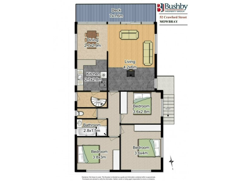 52 Crawford Street, Mowbray TAS 7248 Floorplan