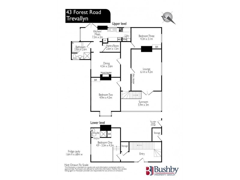 43 Forest Road, Trevallyn TAS 7250 Floorplan