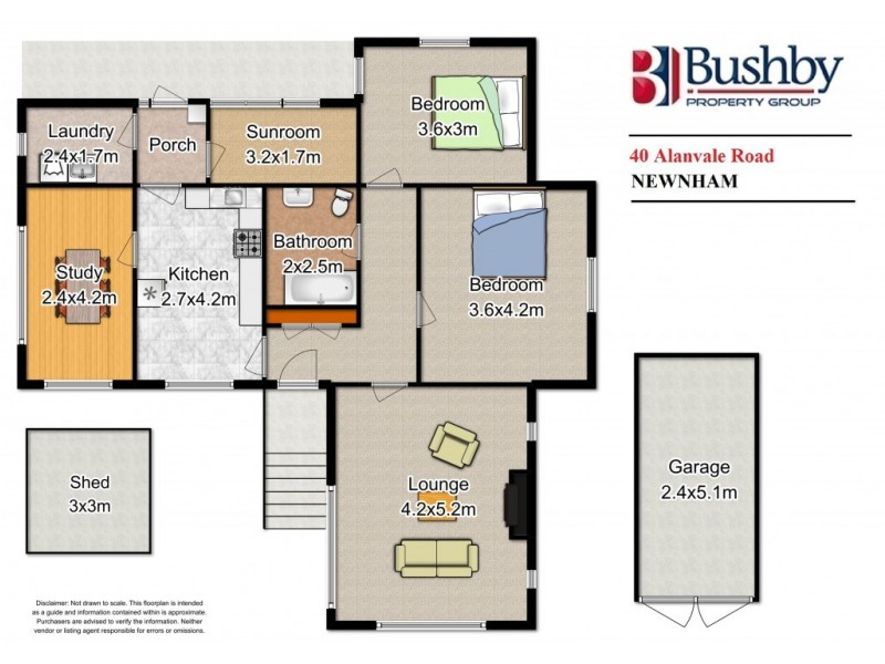 40 Alanvale Road, Newnham TAS 7248 Floorplan