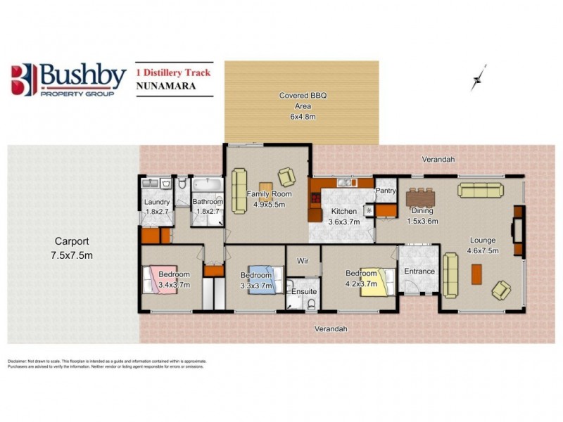 1 Distillery Track, Nunamara TAS 7259 Floorplan