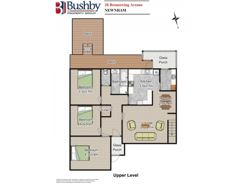 28 Bronzewing Avenue, Newnham TAS 7248 Floorplan