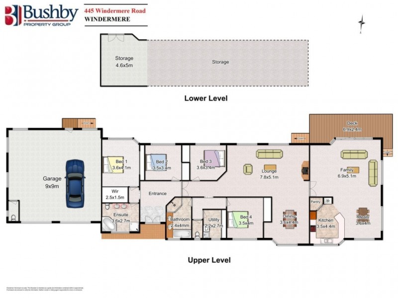 445 Windermere Road, Windermere TAS 7252 Floorplan