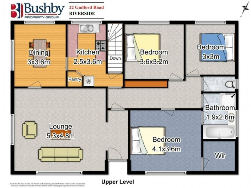 22 Guilford Road, Riverside TAS 7250 Floorplan