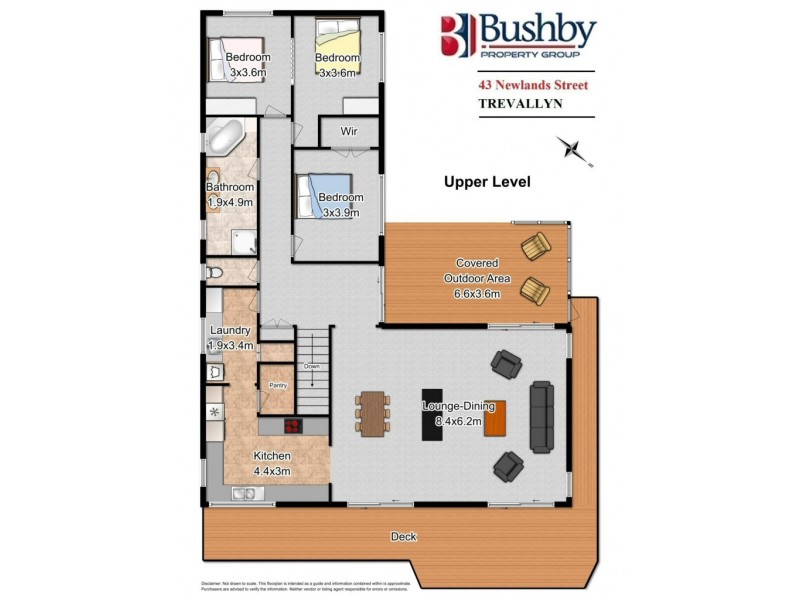 43 Newlands Street, Trevallyn TAS 7250 Floorplan
