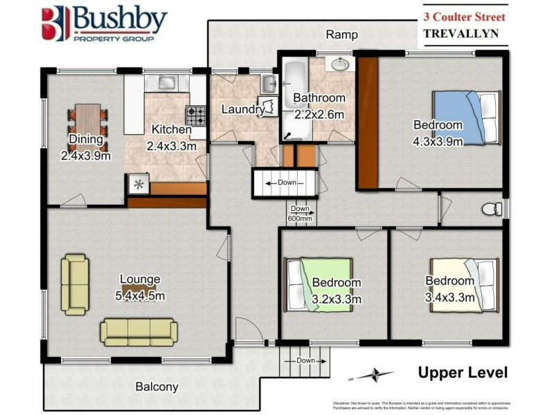 3 Coulter Street, Trevallyn TAS 7250 Floorplan