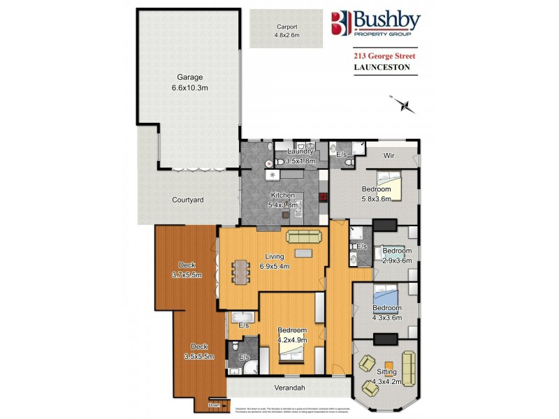 213 George Street, Launceston TAS 7250 Floorplan