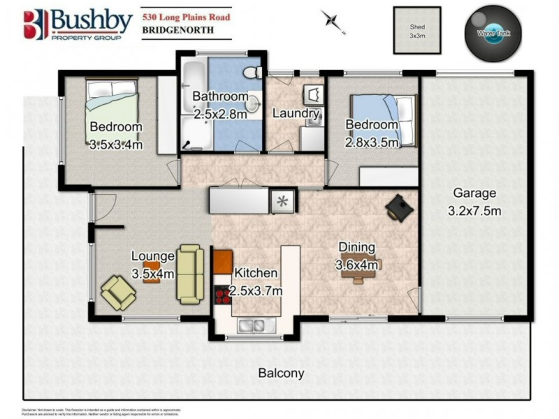 530 Long Plains Road, Bridgenorth TAS 7277 Floorplan