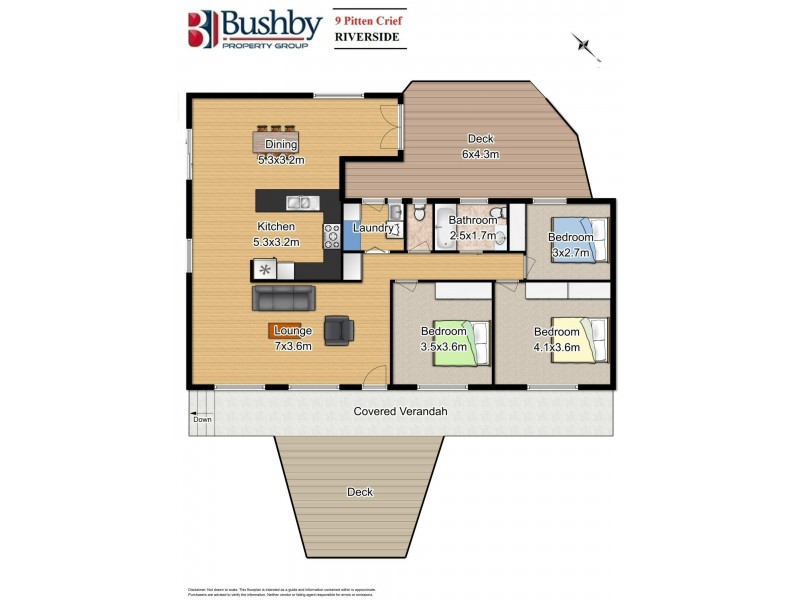 9 Pitten Crief, Riverside TAS 7250 Floorplan