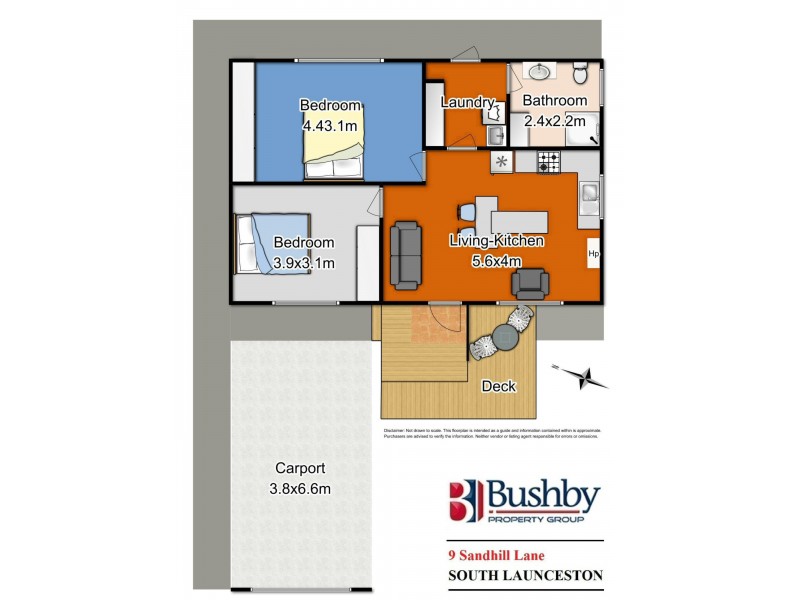 9 Sandhill Lane, South Launceston TAS 7249 Floorplan