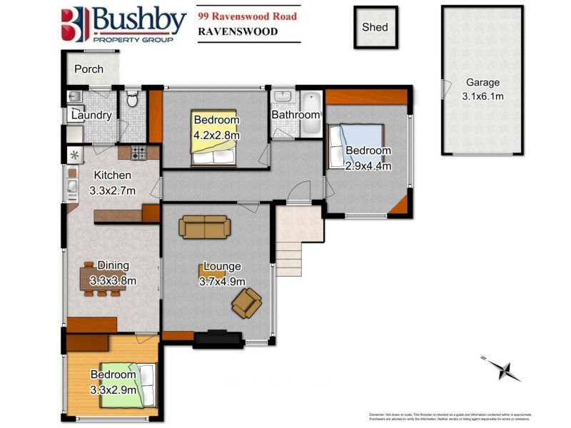 99 Ravenswood Road, Ravenswood TAS 7250 Floorplan
